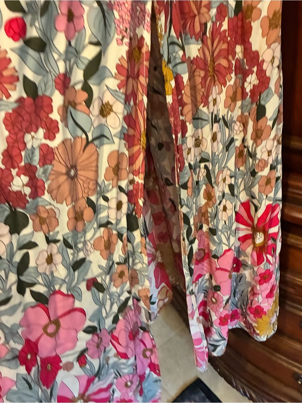 🌸🌿 Natural Life 🌷 Floral Maxi Dress — Adjustable Straps — Boho ✨ Cottagecore. - Picture 6 of 8
